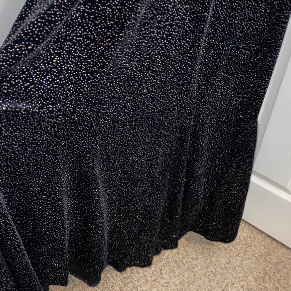 Multi color Glitter Halter Dress - Picture 5 of 12